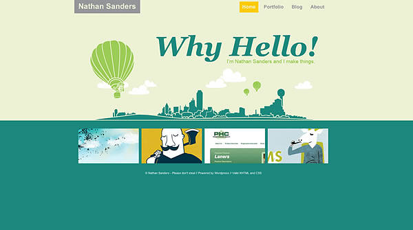 55个绿色布局的网站设计欣赏_网页设计欣.